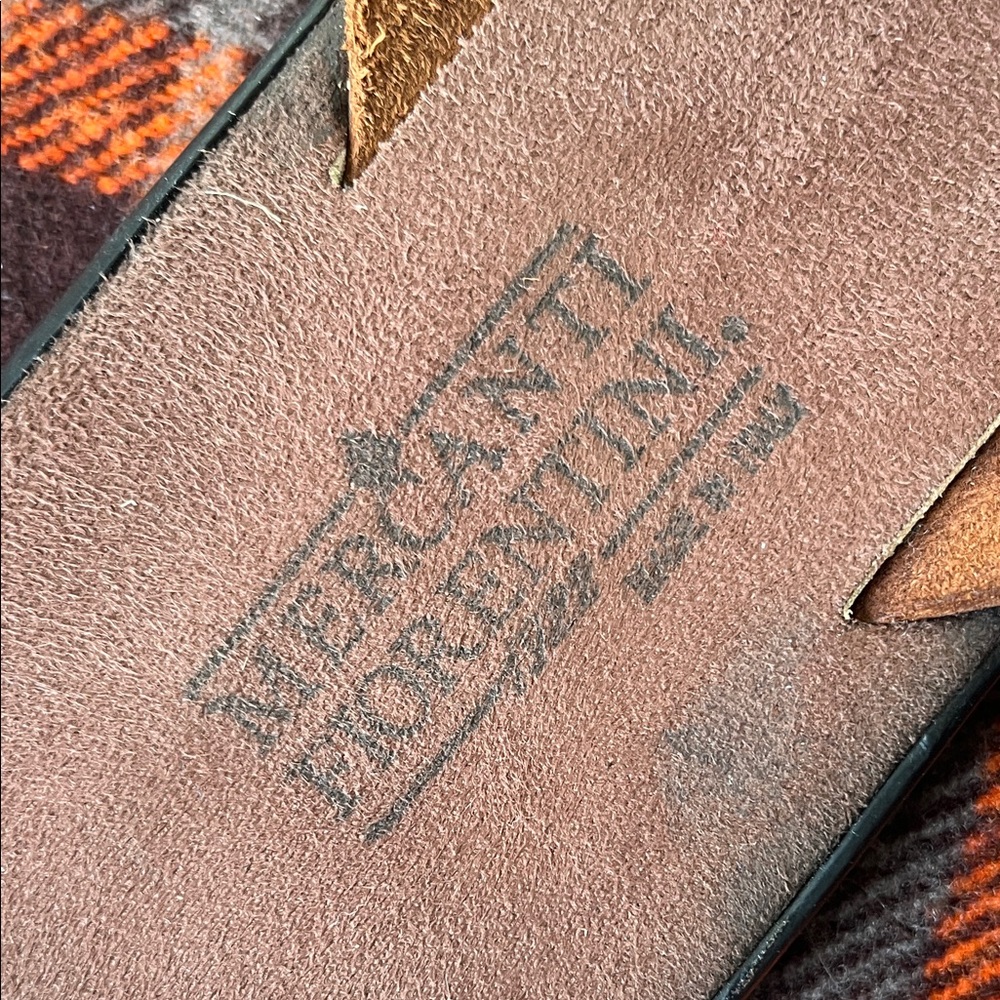 Mercanti Fiorentini Brown Leather Sandles - Picture 2 of 7